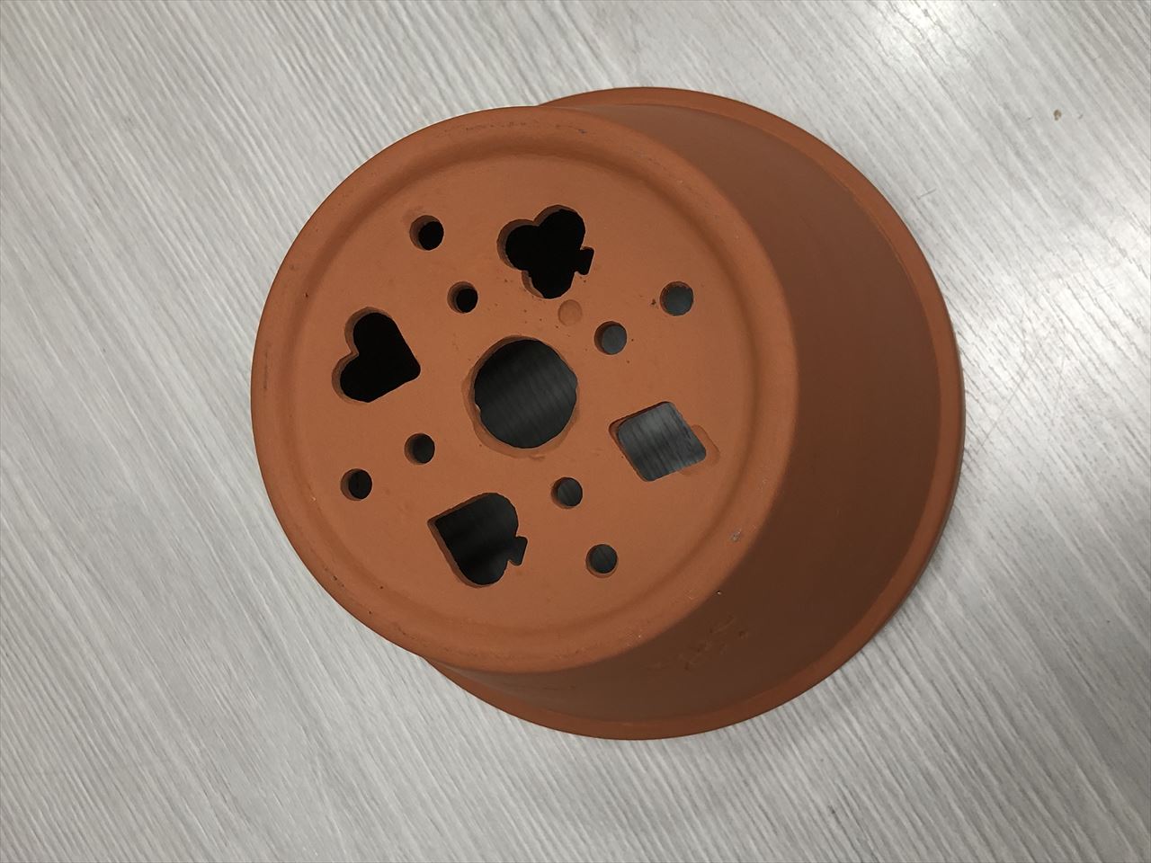 植木鉢底面加工