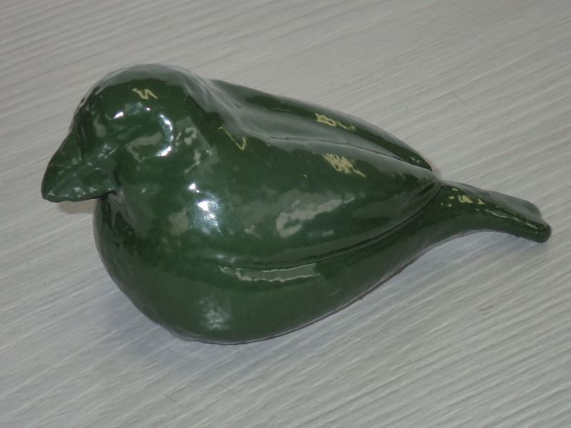 ３Dデータで作成した文鳥