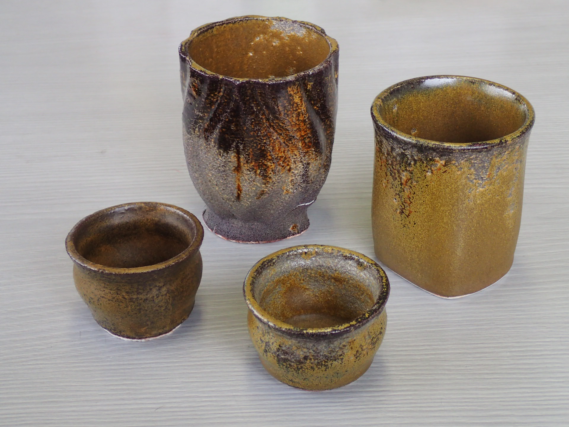 アナログ感いっぱいの釉薬