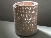 手では作りにくいデジタル陶芸作品の写真(全体)