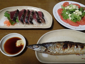 実際の食卓での使用例(しょうゆ皿)